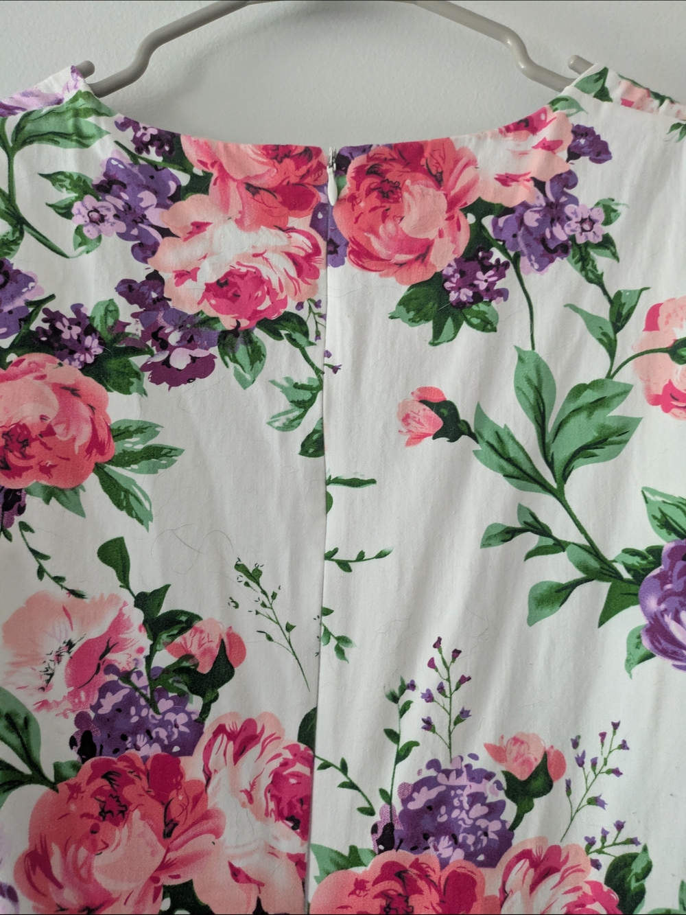 Retro Swing Fit&Flare Midi Dress Floral Romantic Garden Party Belle Poque Size L - Picture 5 of 12